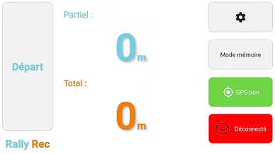 Application Android — bouton déconnecté