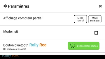 Bouton déconnecter vert = connecté